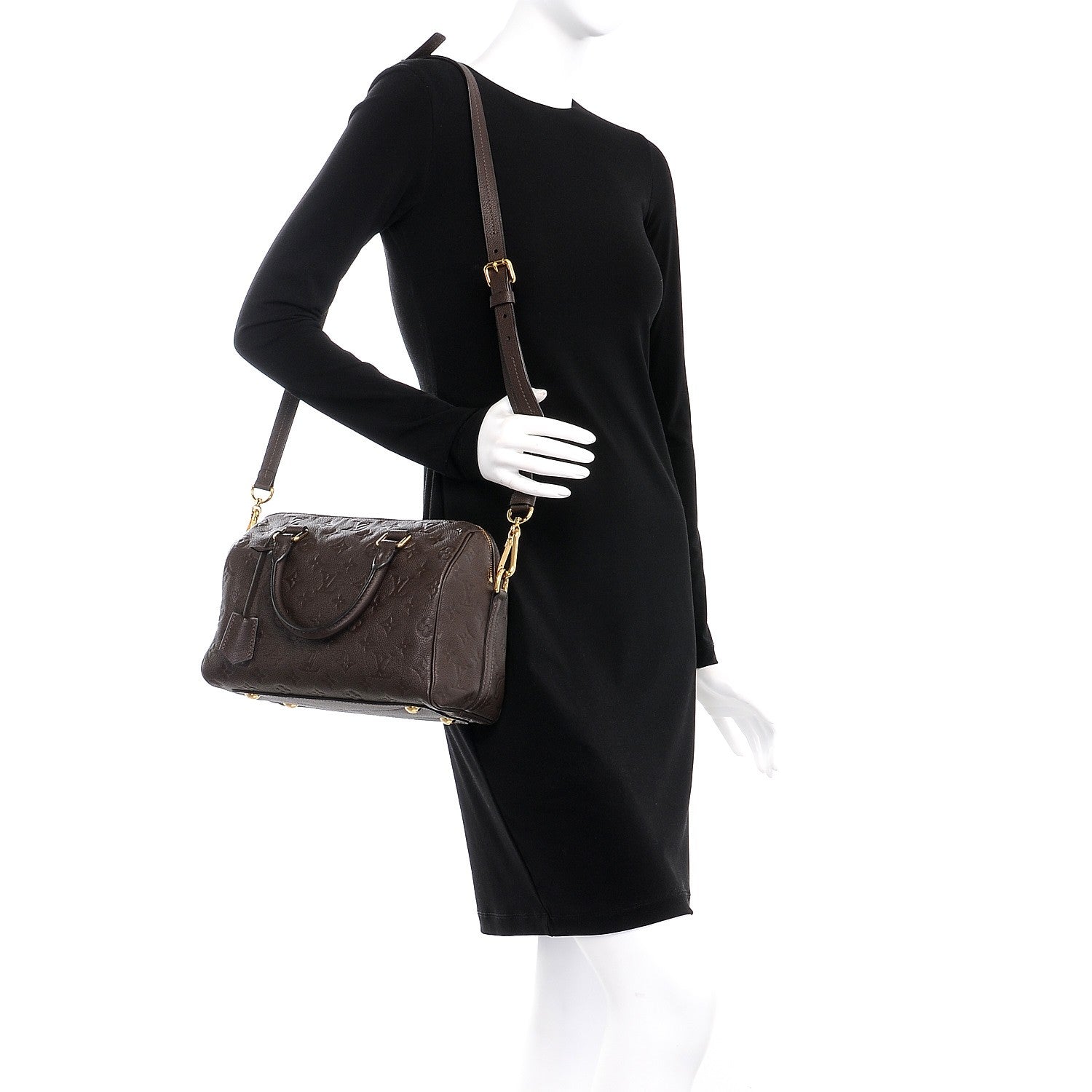 Louis Vuitton Empreinte Speedy Bandouliere 25 Terre 2 of 9