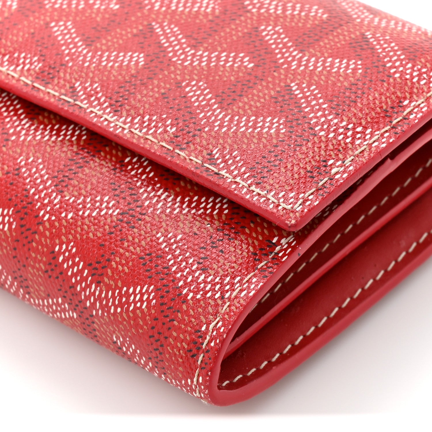 Goyard Goyardine Varenne Long Wallet Red 9 of 13