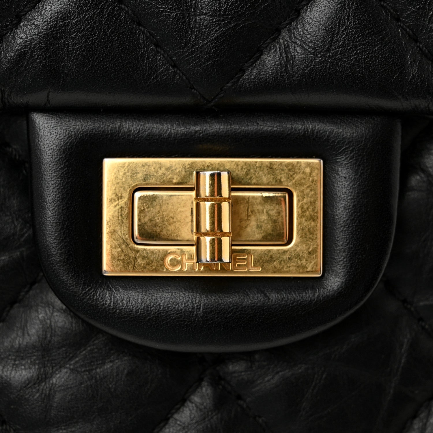 Chanel Aged Calfskin Quilted 2.55 Reissue 226 Flap Black 10 of 10