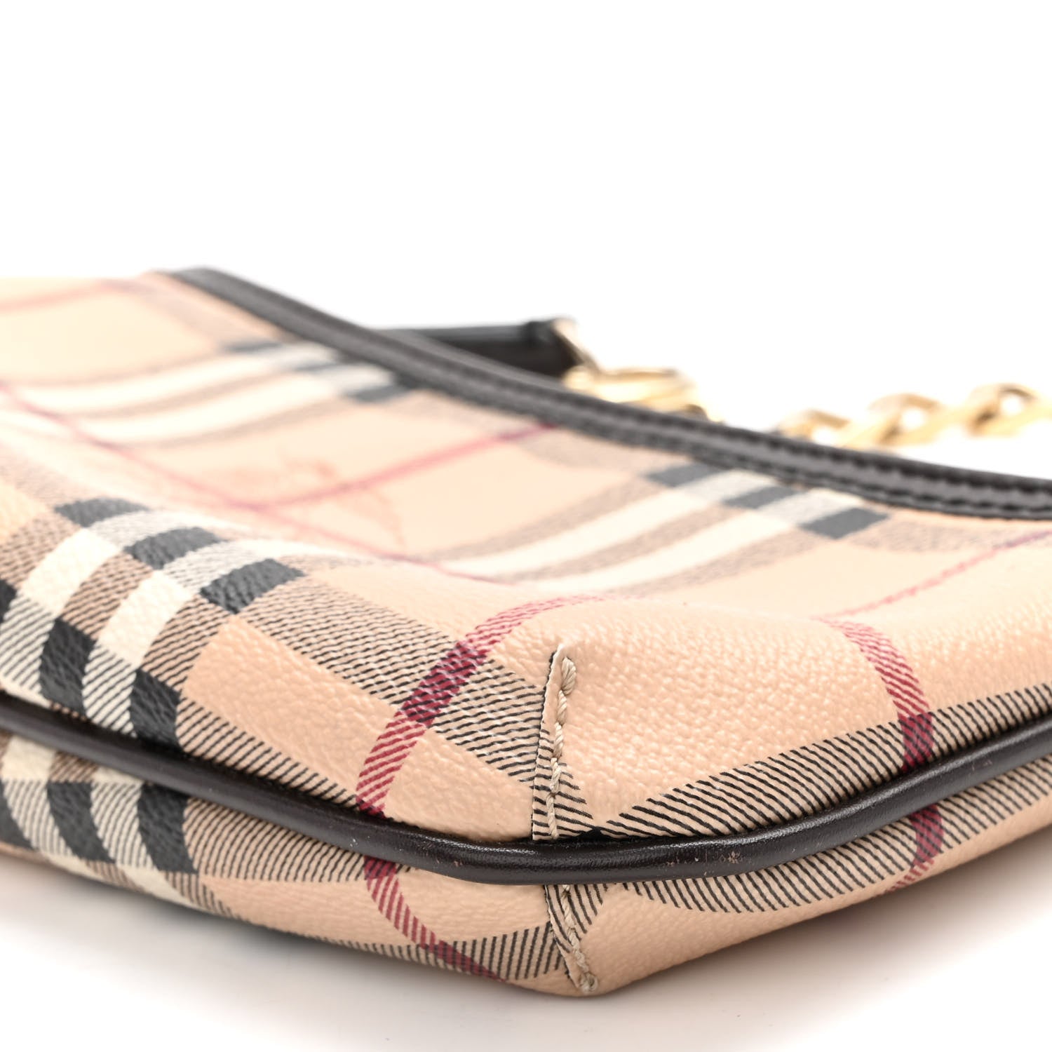 Burberry Haymarket Check Clara Pochette Chocolate 9 of 9
