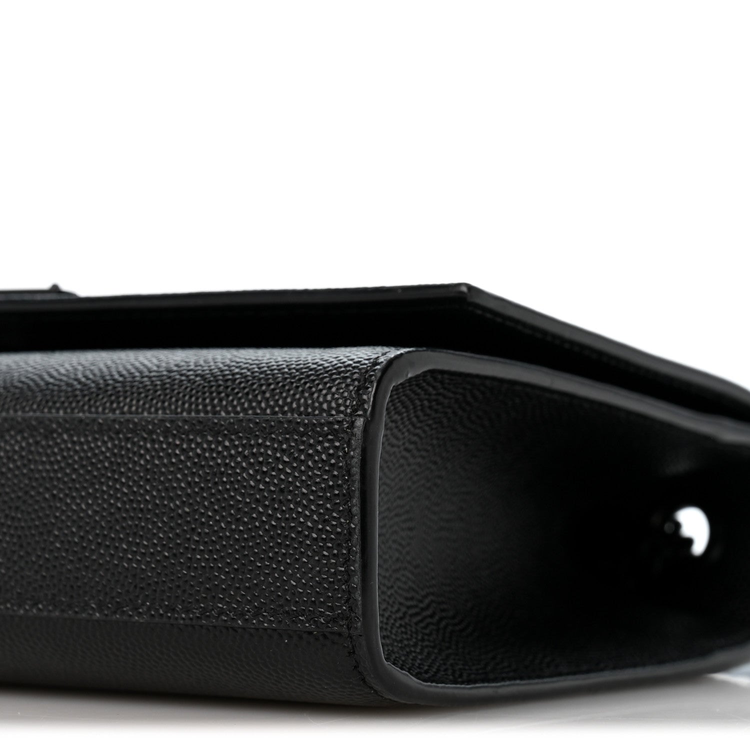 Saint Laurent Grain De Poudre Small Monogram Monochrome Kate Satchel Black 10 of 12