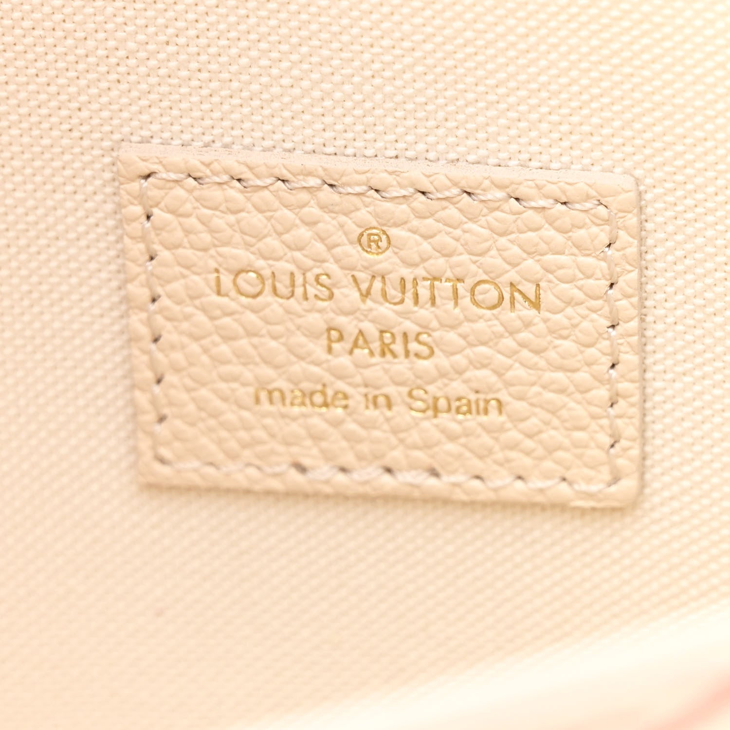 Louis Vuitton Empreinte Monogram Giant By The Pool Felicie Pochette Chain Wallet Creme Rose Trianon 8 of 12