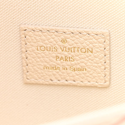 Louis Vuitton Empreinte Monogram Giant By The Pool Felicie Pochette Chain Wallet Creme Rose Trianon 8 of 12