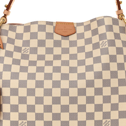 Louis Vuitton Damier Azur Graceful PM Rose Ballerine 7 of 10