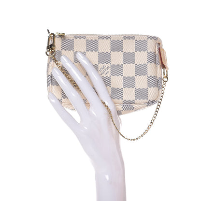 Louis Vuitton Damier Azur Mini Pochette Accessories 2 of 8