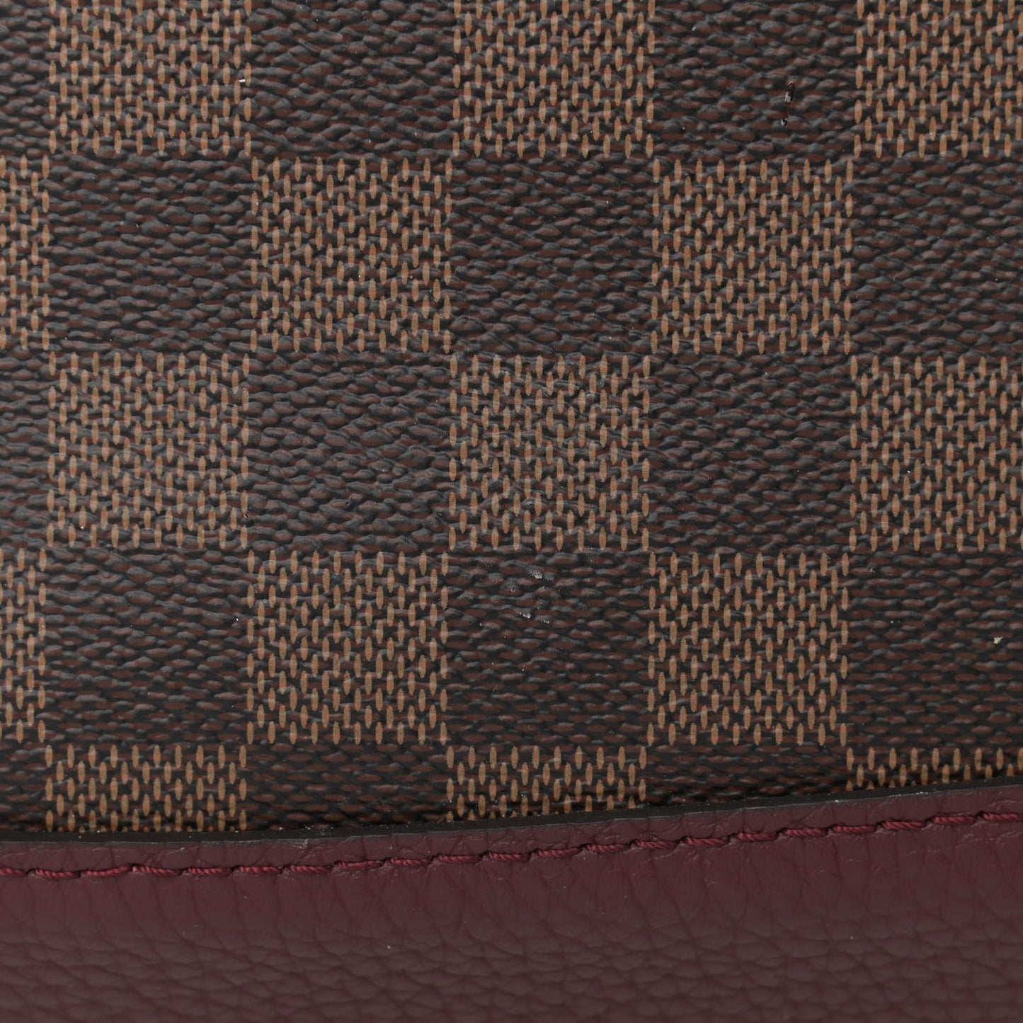 Damier Ebene Cuir Taurillon Hyde Park Fuchsia