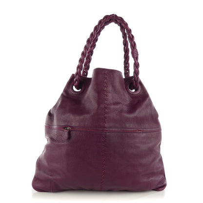 Bottega Veneta Cervo Deerskin Julie Tote Purple 1 of 8