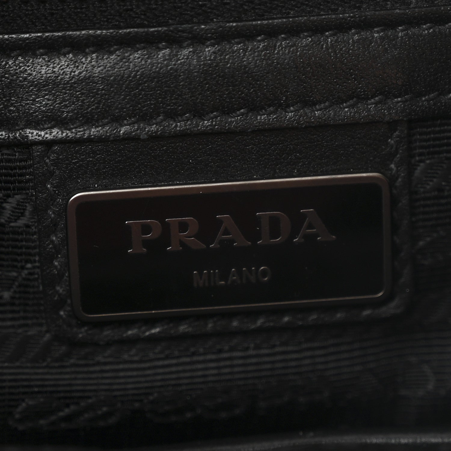 Prada Tessuto Nylon Soft Calfskin Black 6 of 10