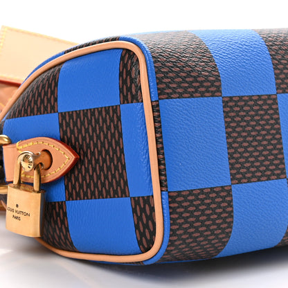 Louis Vuitton Damier Pop Speedy Bandouliere 18 Blue 7 of 9