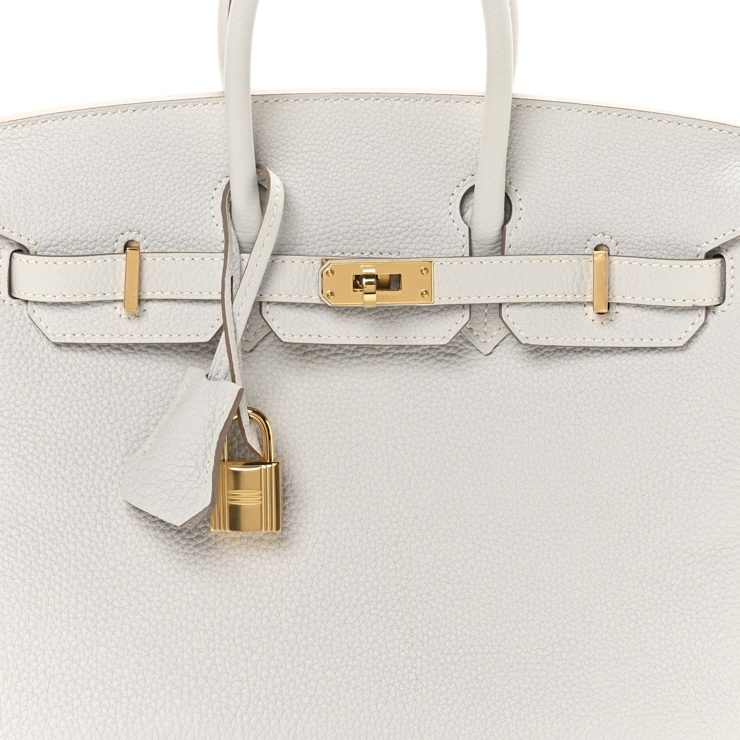 Hermes Togo Birkin 25 Gris Pale 8 of 11
