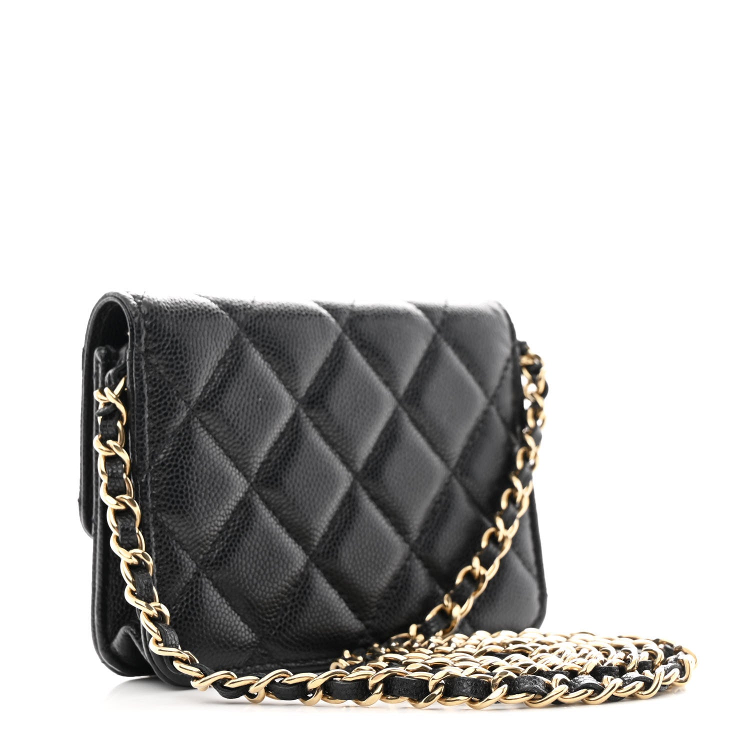 Chanel Caviar Quilted Mini Chain Bag Black 3 of 11