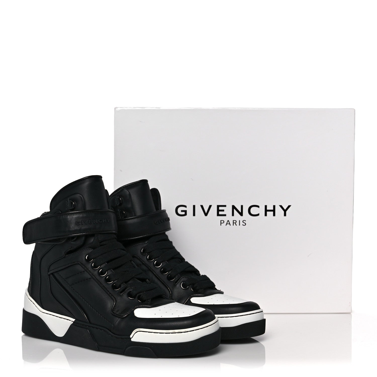 Givenchy Calfskin Mens Tyson High Top Sneakers 42 Black 10 of 10
