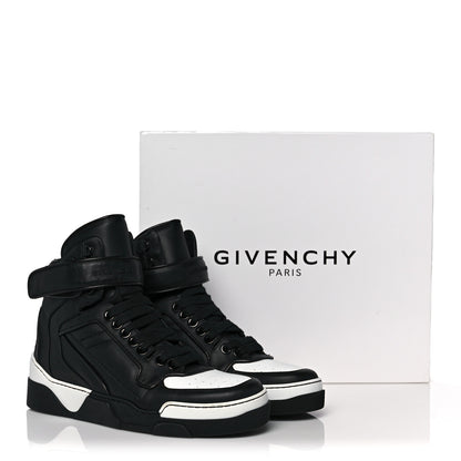 Givenchy Calfskin Mens Tyson High Top Sneakers 42 Black 10 of 10