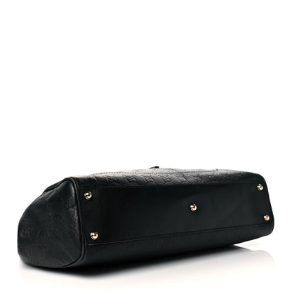 Gucci Guccissima Medium Jackie O Hobo Black 3 of 9