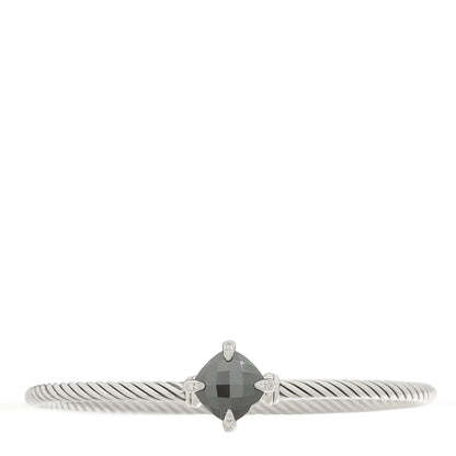 David Yurman Sterling Silver Hematite 3mm Chatelaine Bracelet 1 of 3