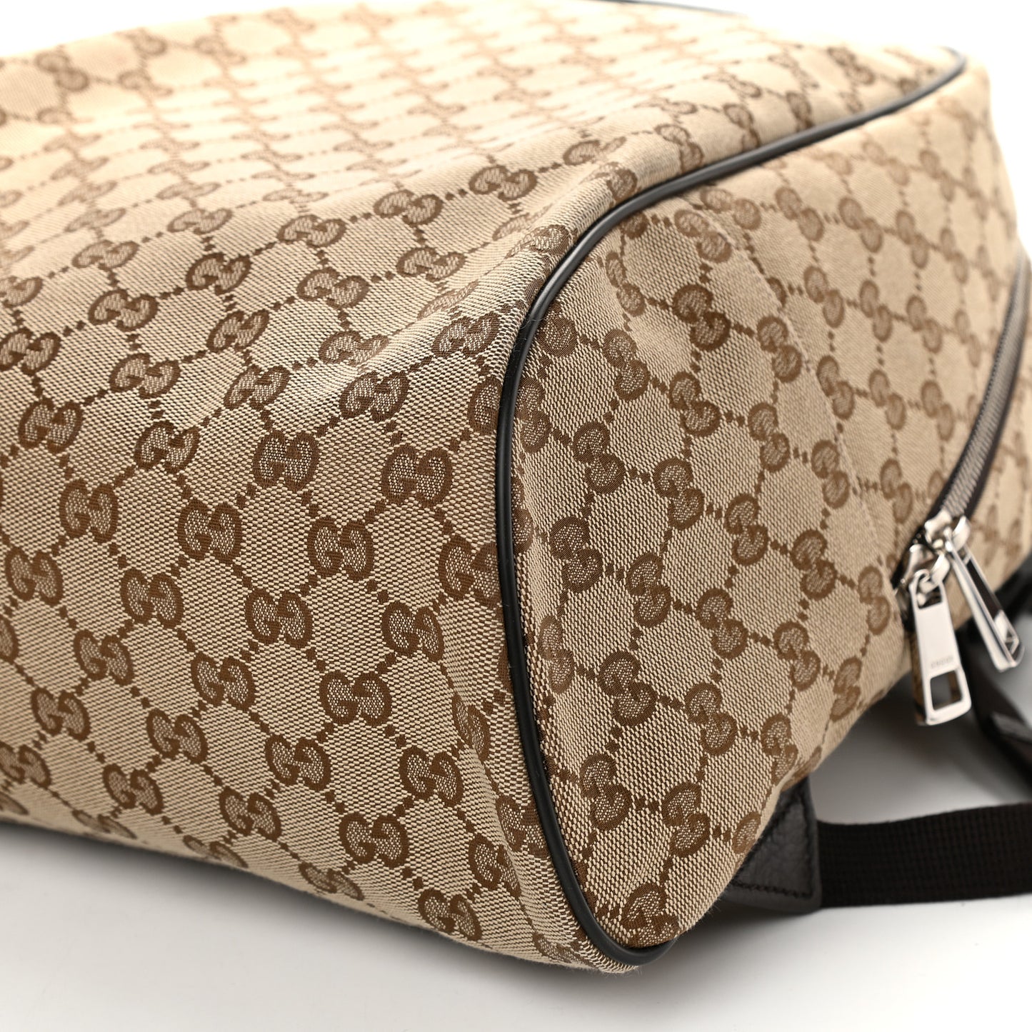 GG Monogram Travel Backpack Dark Brown