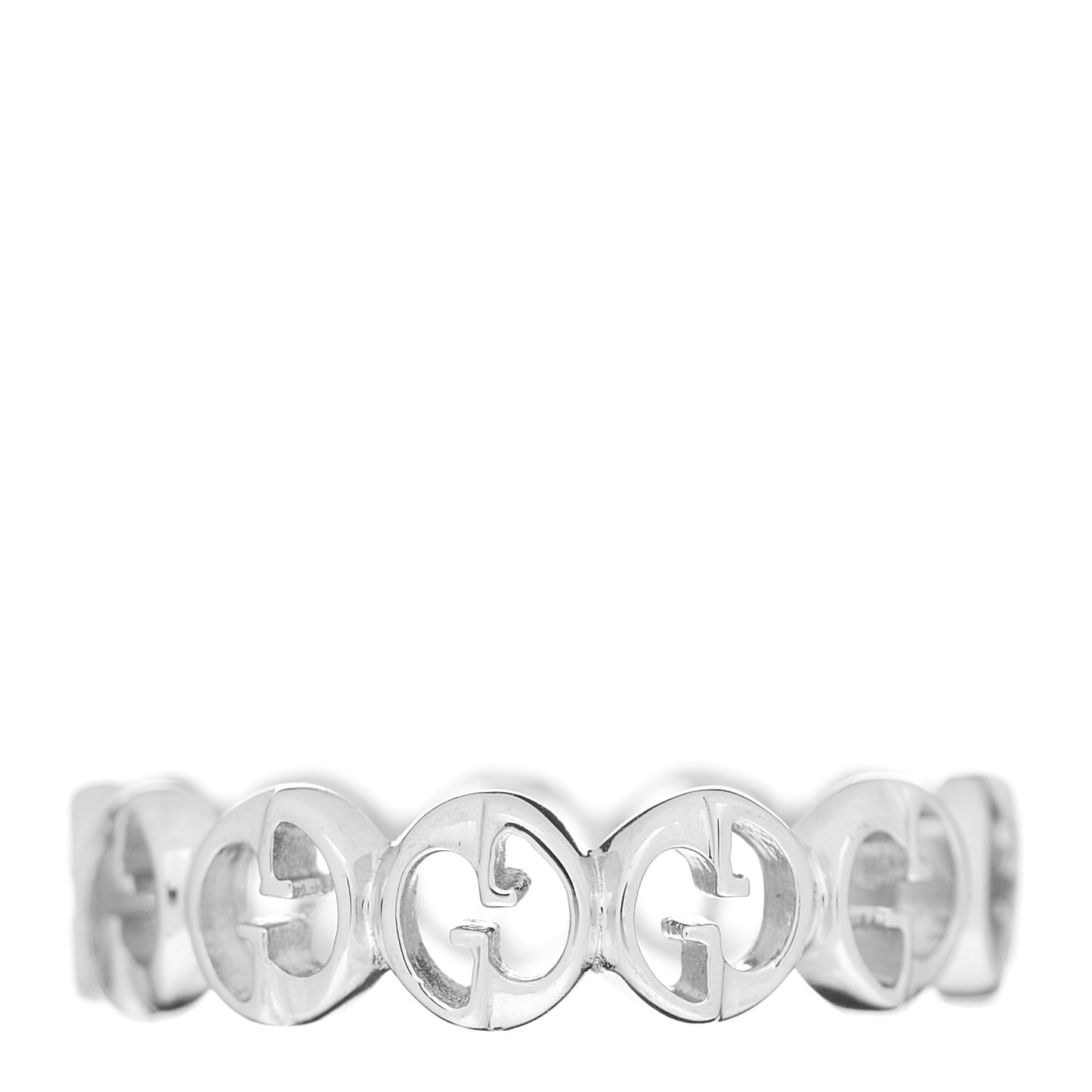 18K White Gold 5mm 1973 Band Ring 51 5.75