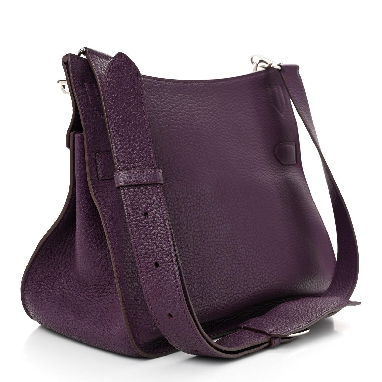 Hermes Taurillon Clemence Jypsiere 34 Ultraviolet 3 of 11