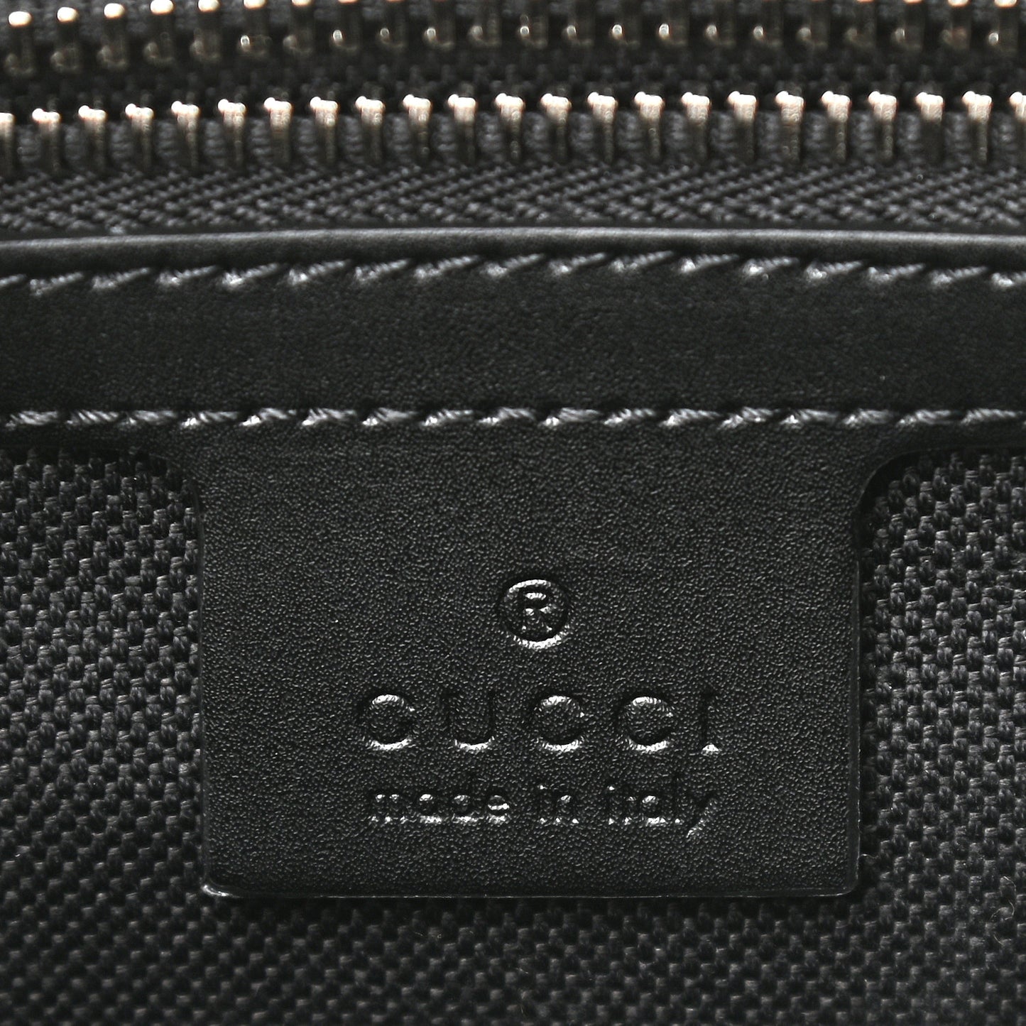 Soft GG Supreme Monogram Web Belt Bag Black Grey