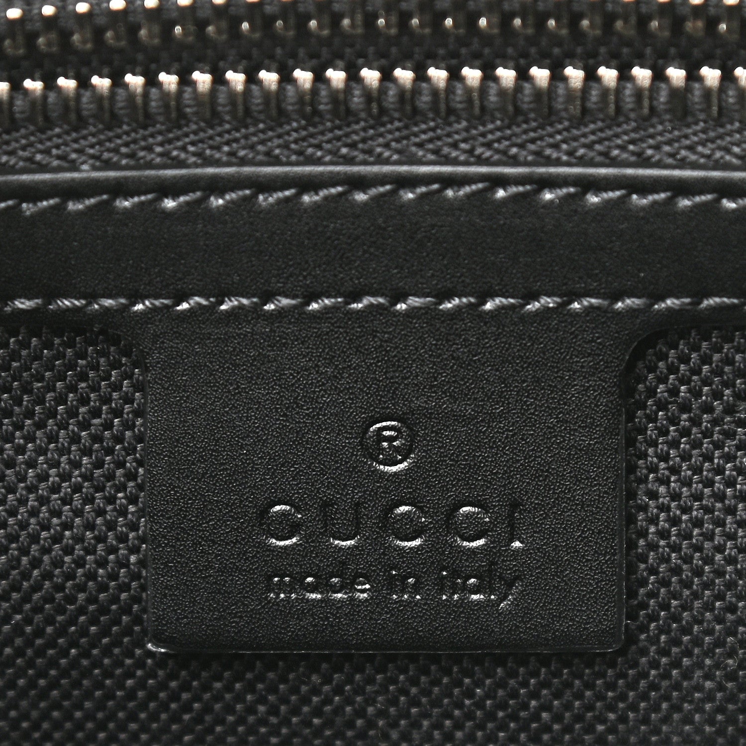 Gucci Soft GG Supreme Monogram Web Belt Bag Black Grey 6 of 9
