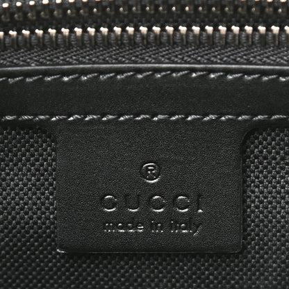 Gucci Soft GG Supreme Monogram Web Belt Bag Black Grey 6 of 9