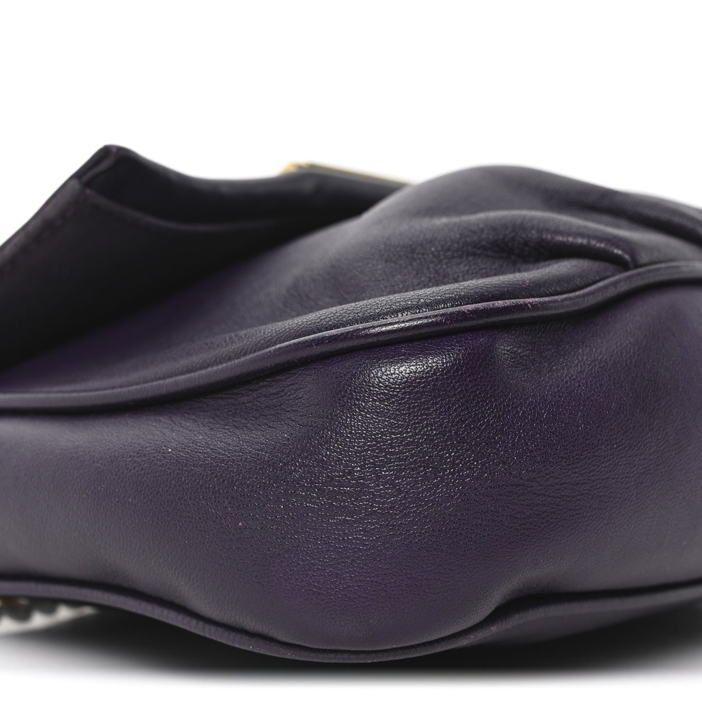 Nappa Fendista Pouchette Crossbody Ametista