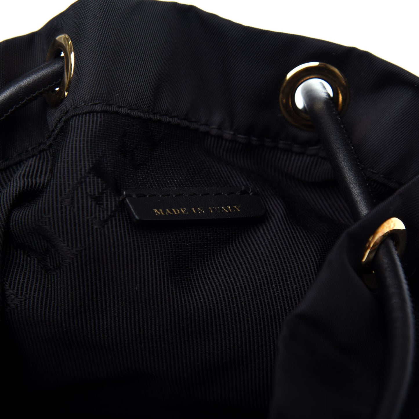 Nylon Small Rucksack Backpack Black