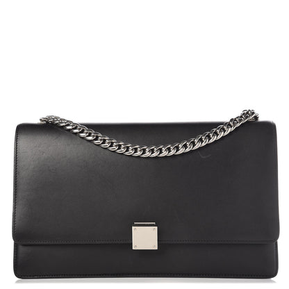Celine Smooth Calfskin Medium Case Chain Flap Black 1 of 10
