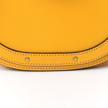 Chloe Calfskin Suede Small Nile Bracelet Bag Dusty Yellow 9 of 9