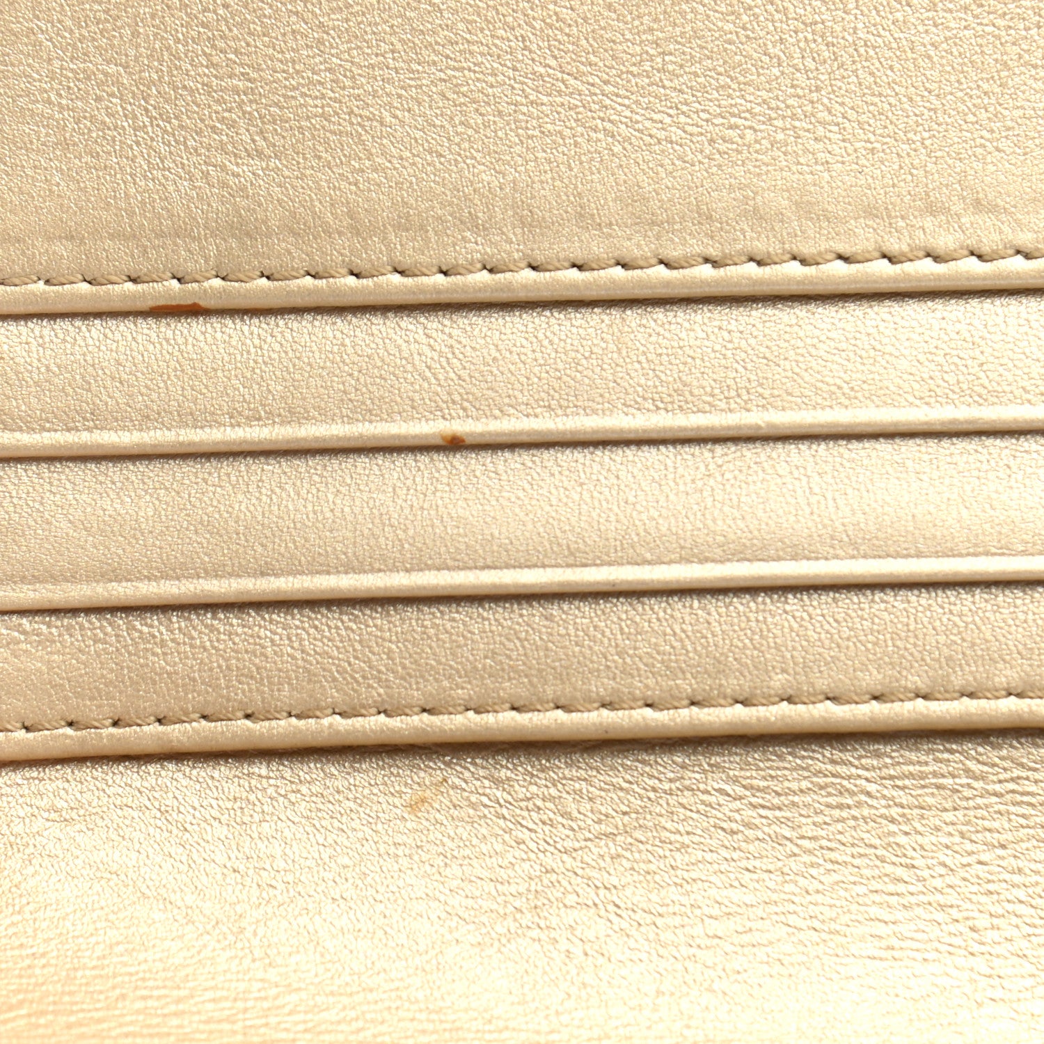Burberry Metallic Patent Heritage Grain Penrose Continental Wallet Gold 10 of 12