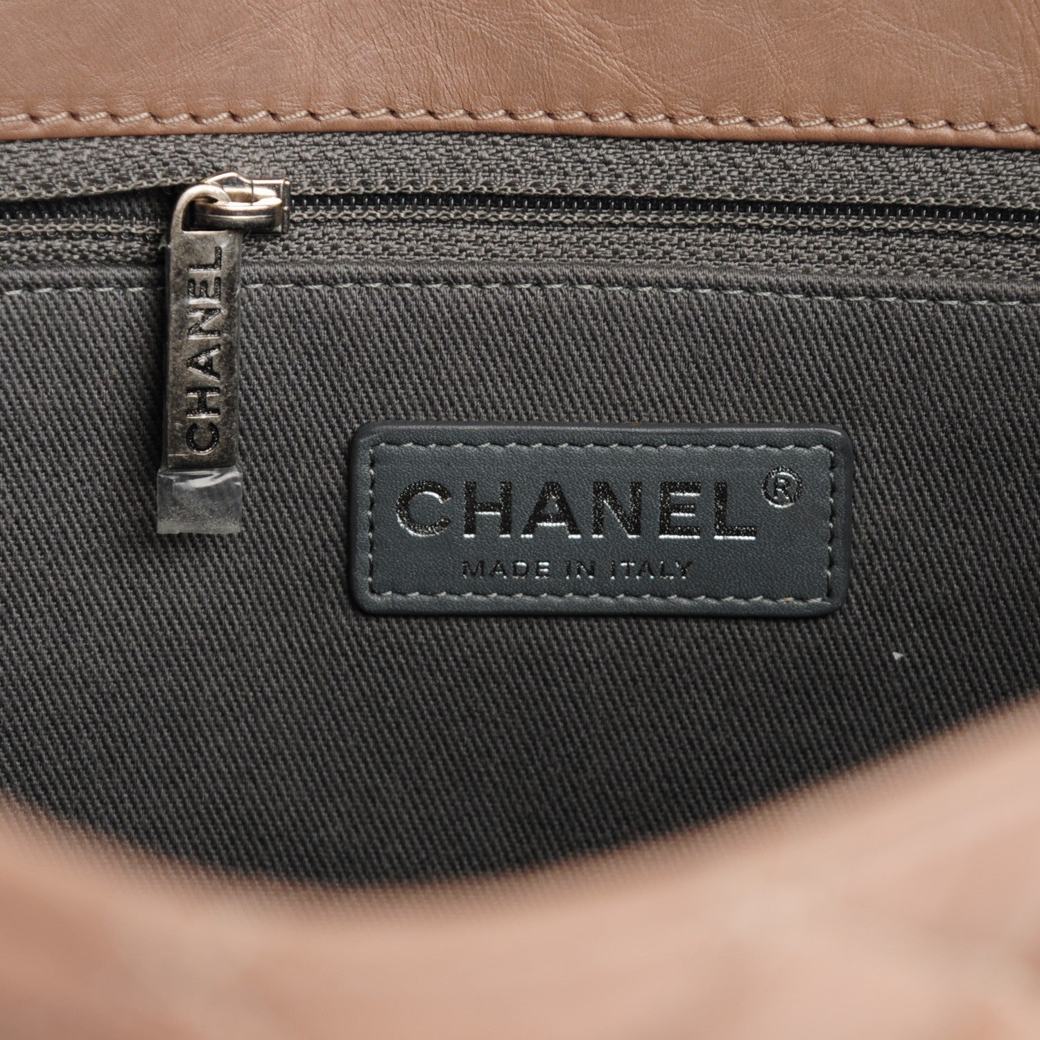 Chanel Aged Calfskin Quilted Reissue 2.55 Tote Light Brown 6 of 7