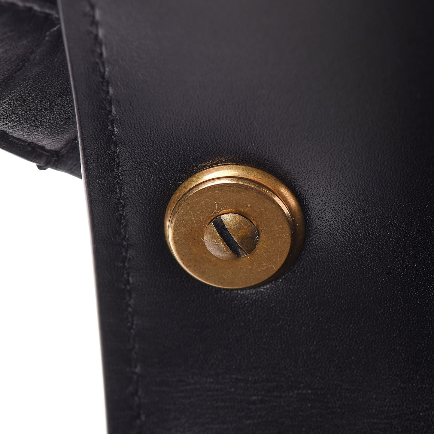 Smooth Calfskin Carre Satchel Black
