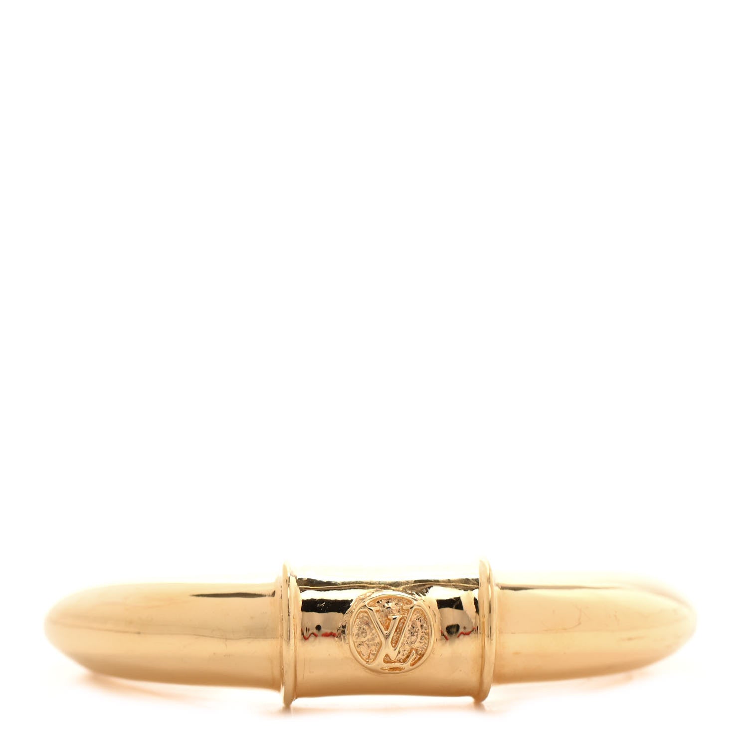 Louis Vuitton Brass Bangle Bracelet S Gold 1 of 5