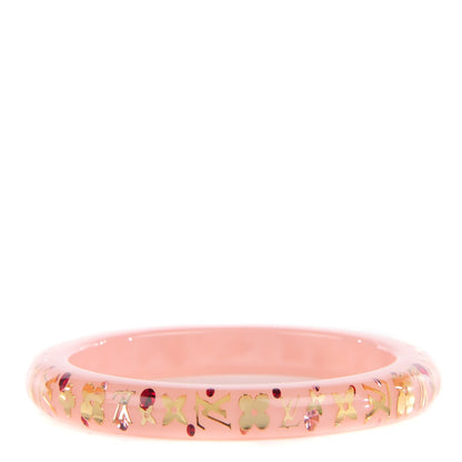 Louis Vuitton Resin Swarovski Medium Inclusion Bracelet PM Rose 1 of 3