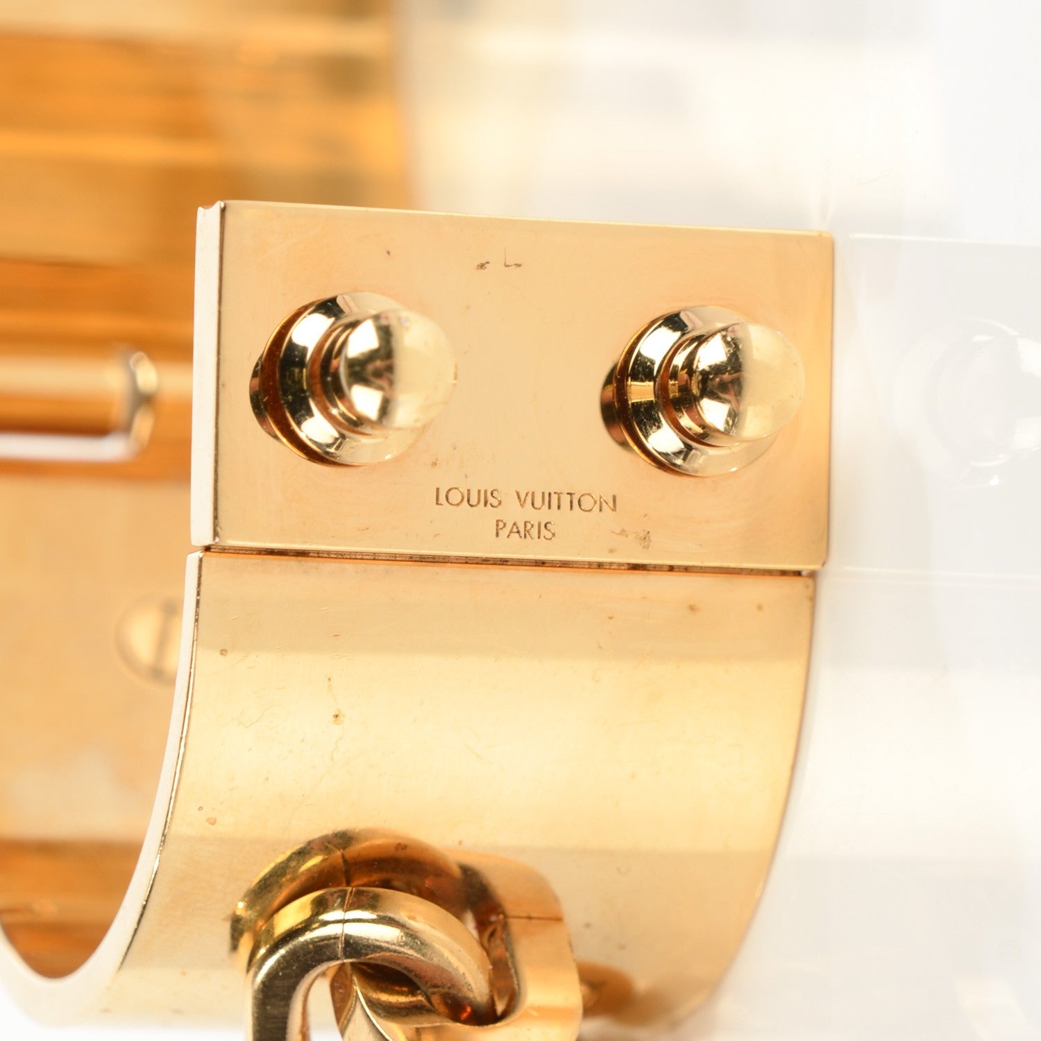 Louis Vuitton Lock Me Manchette Chain Cuff 3 of 5