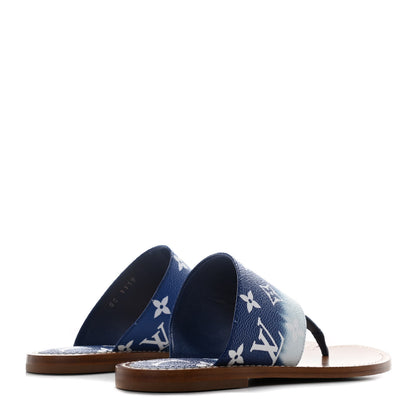 Louis Vuitton Monogram Escale Palma Sandals 37 Blue 4 of 12