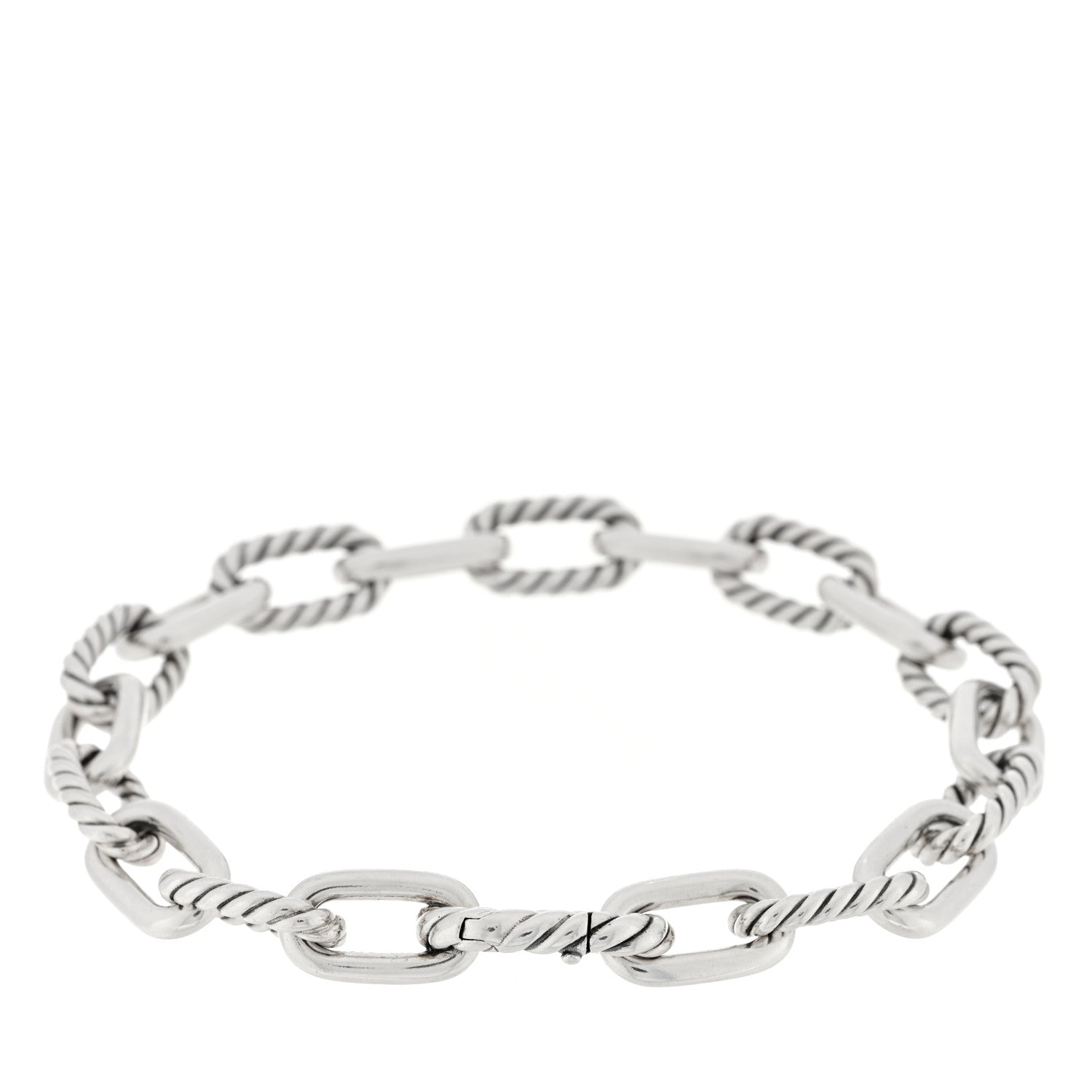 David Yurman Sterling Silver 8.5mm Madison Chain Bracelet 2 of 3