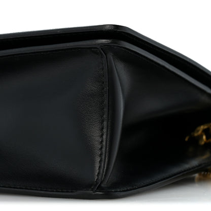 Prada Saffiano Chain Shoulder Bag Black 9 of 11