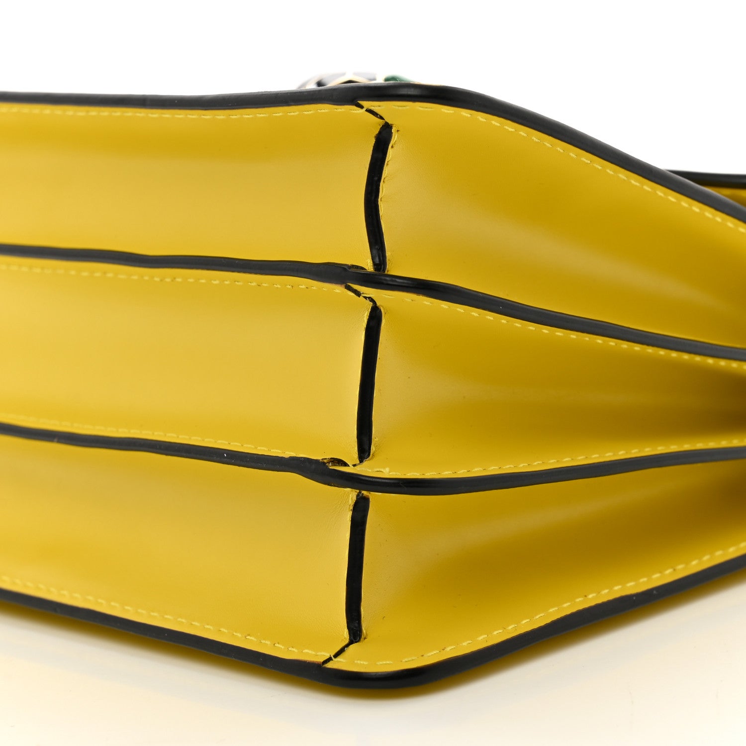 Bulgari Calfskin Serpenti Forever Top Handle Yellow 9 of 9