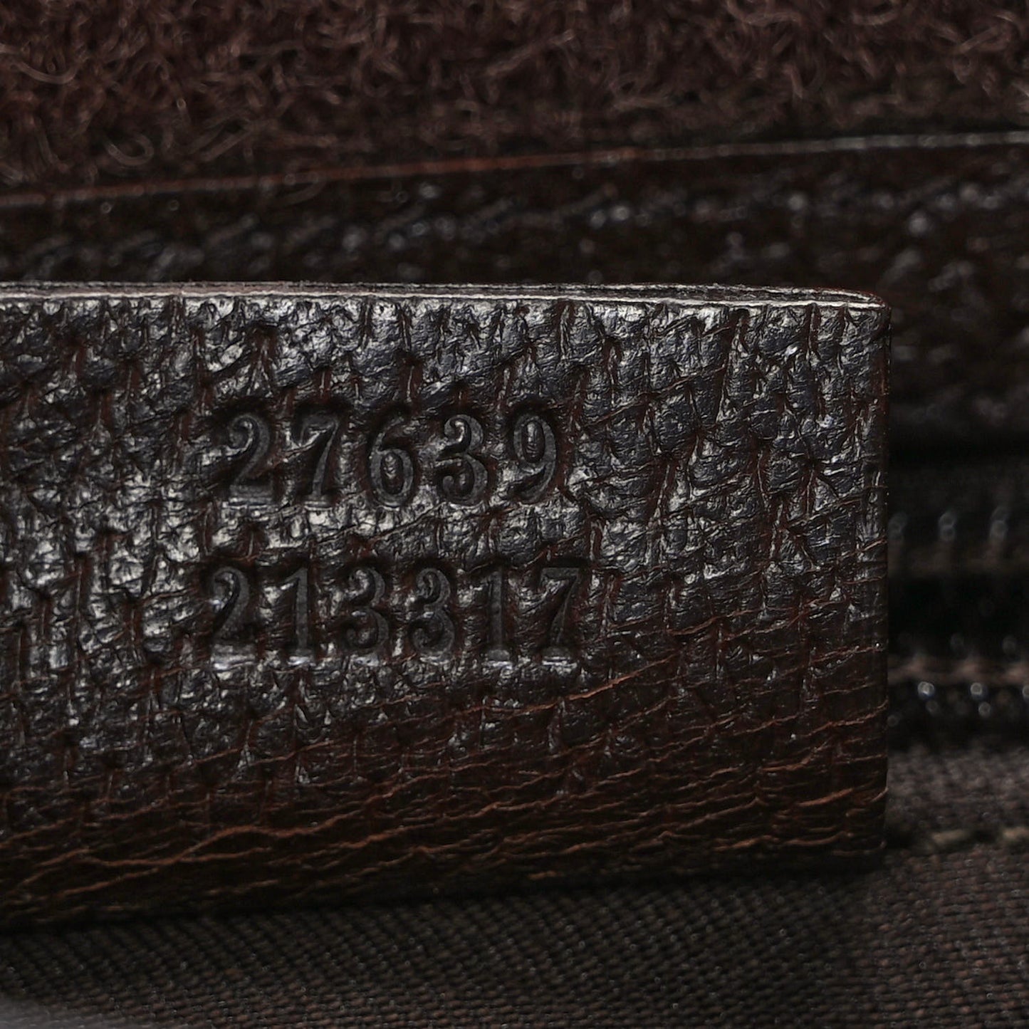 Monogram Messenger Crossbody Bag Dark Brown