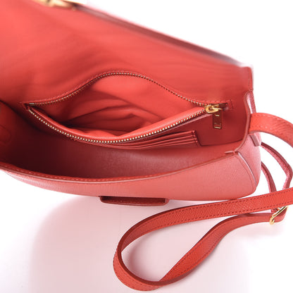 Celine Grained Calfskin Small Trotteur Poppy 7 of 8