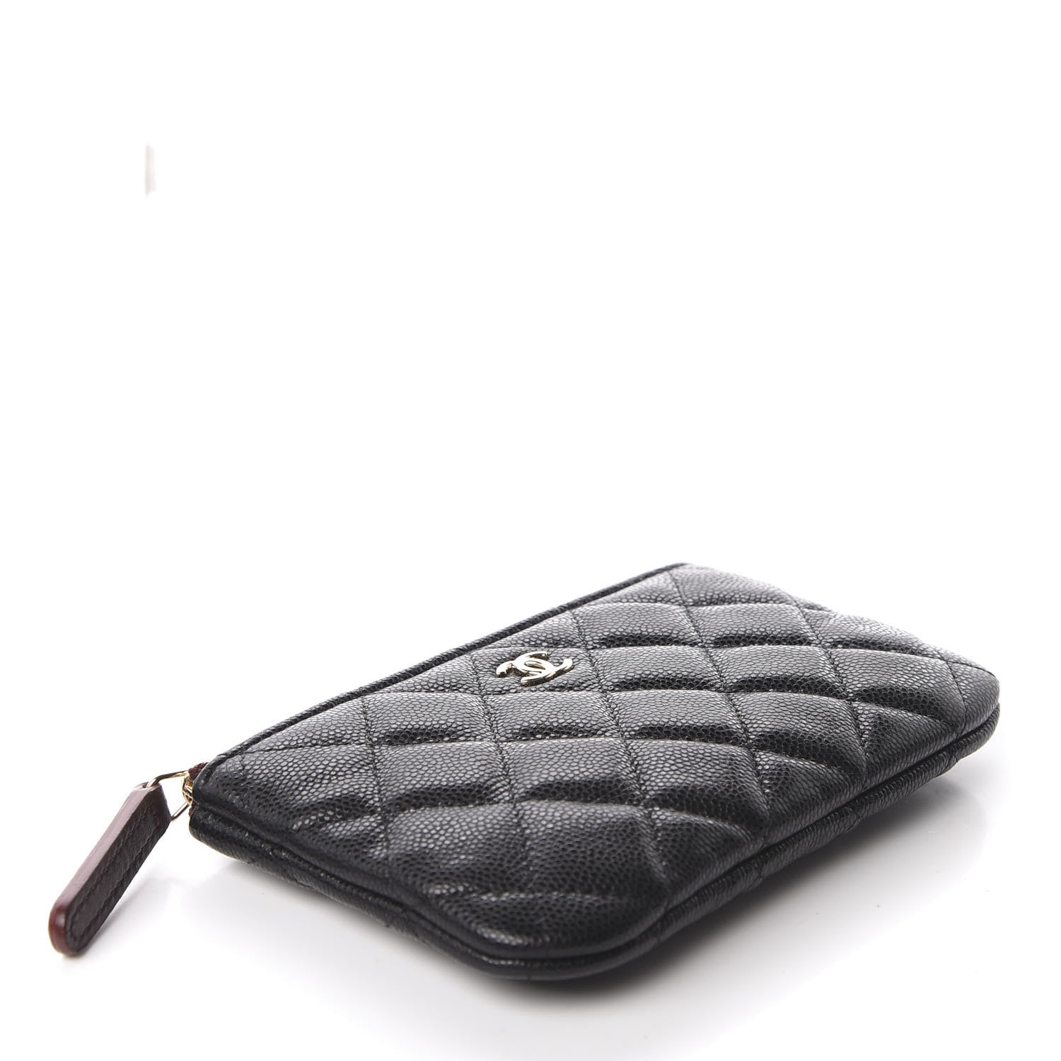 Chanel Caviar Quilted Small Cosmetic Case Black 4 of 11
