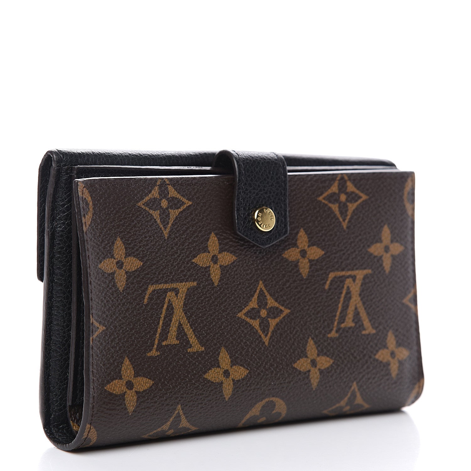 Louis Vuitton Monogram Pallas Compact Wallet Black 2 of 8