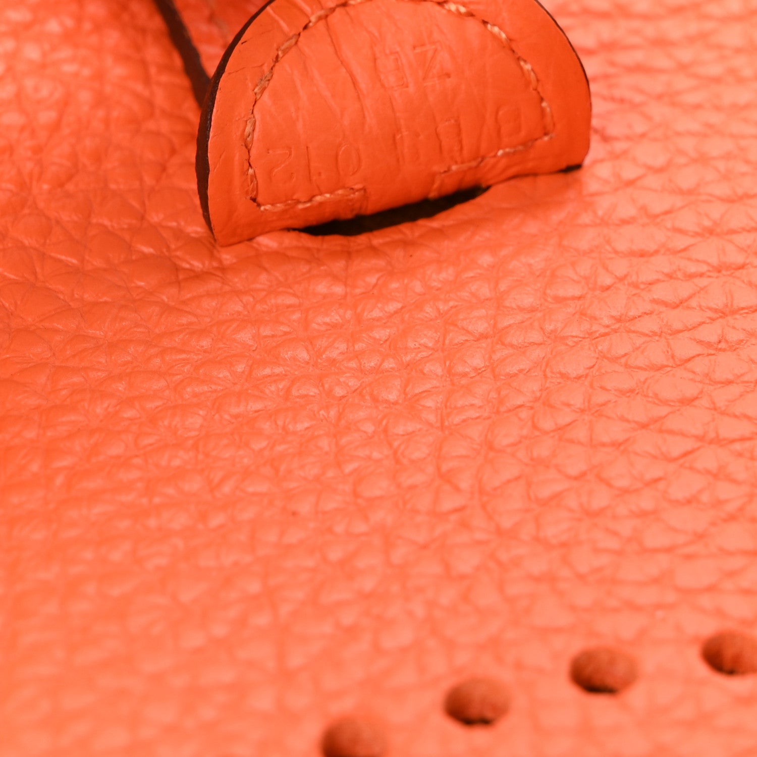 Hermes Taurillon Clemence Evelyne TPM Orange 7 of 11