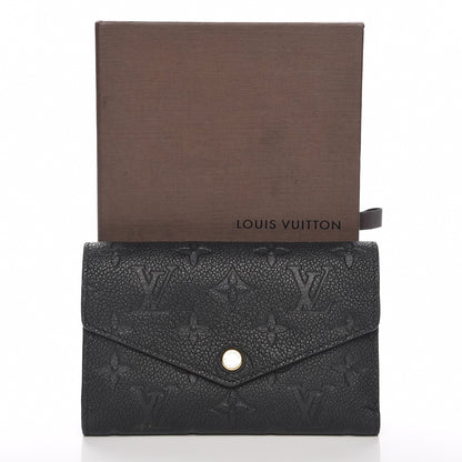 Louis Vuitton Empreinte Compact Curieuse Wallet Black 8 of 8