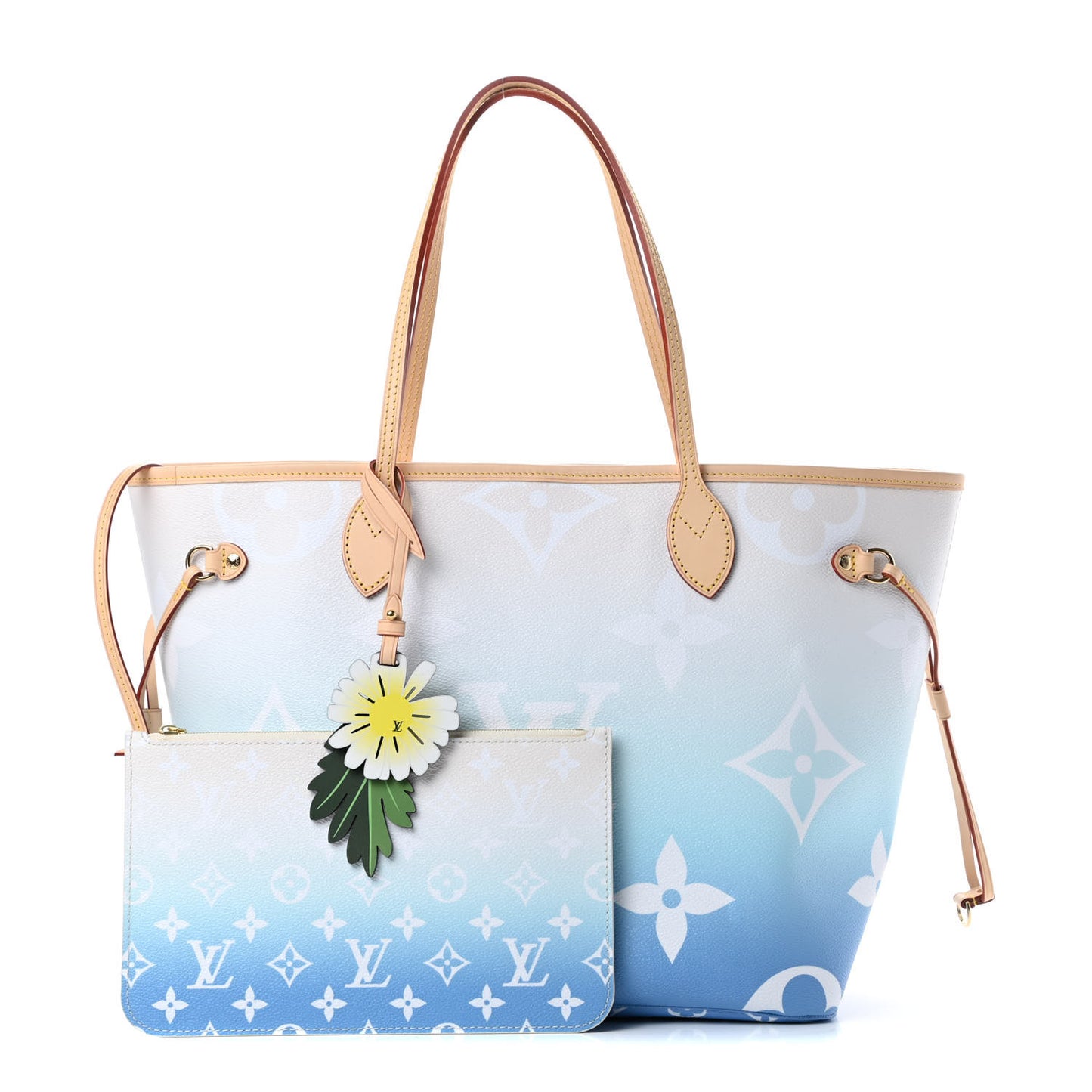 Monogram Giant By The Pool Neverfull MM Blue
