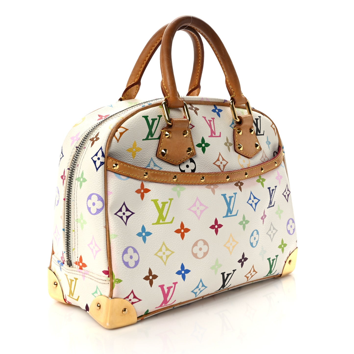 Monogram Multicolor Trouville White