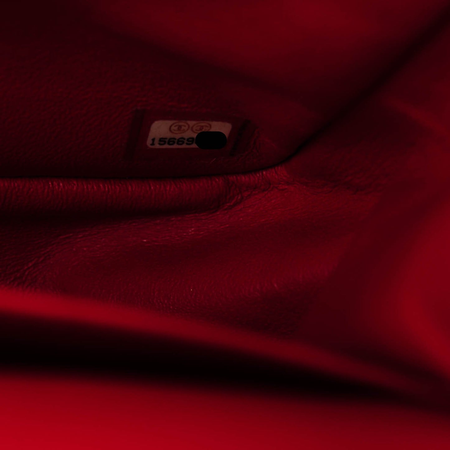 Lambskin Quilted Jumbo Double Flap Red