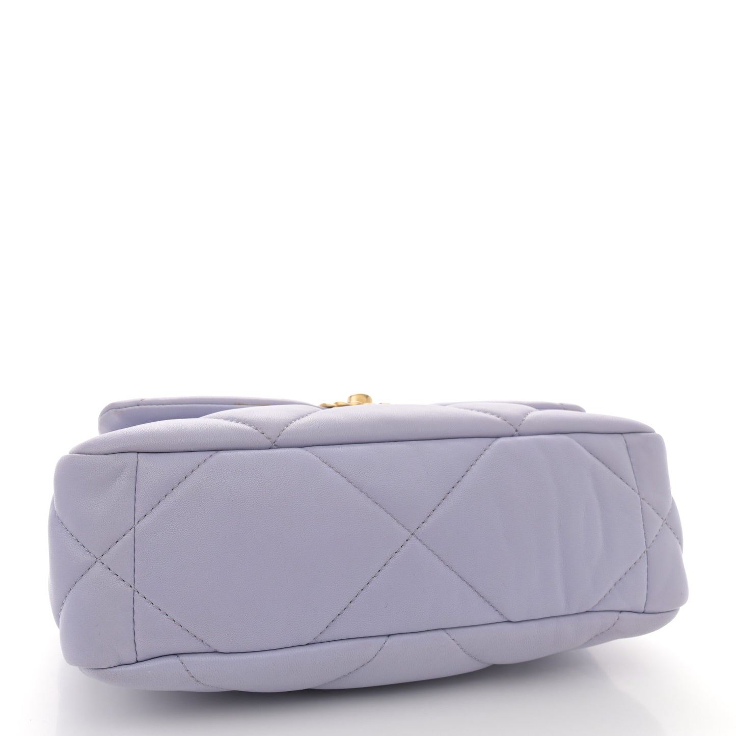 Lambskin Quilted Medium Chanel 19 Flap Light Purple