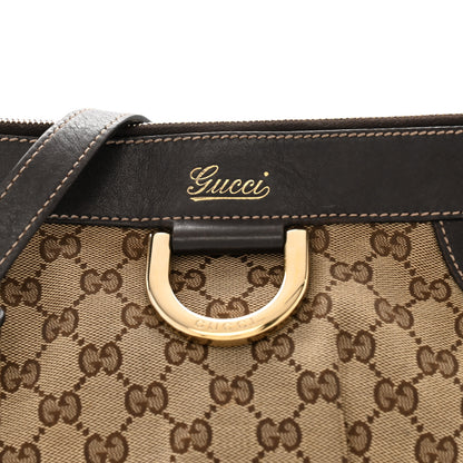 Gucci Monogram Small D Gold Ring Messenger Dark Brown 8 of 15